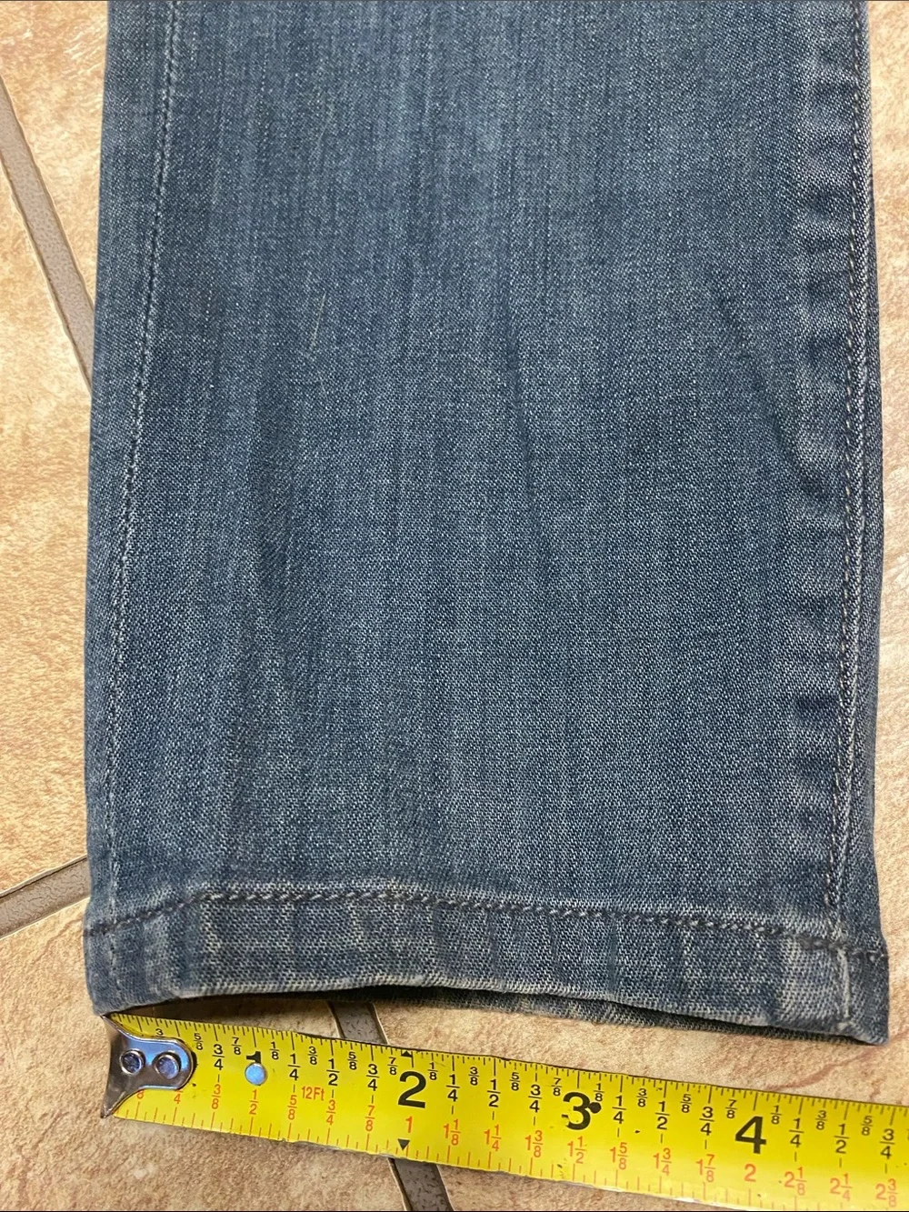 Citizens of Humanity Size 26 Med. Rise Skinny Jeans in Navy Blue Chic Denim